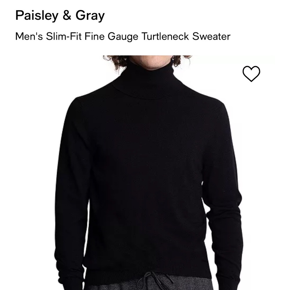 Macys turtle neck shirt
